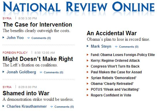 national review on syria decision