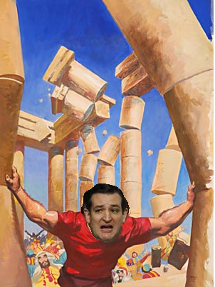 ted cruz takes down the temple